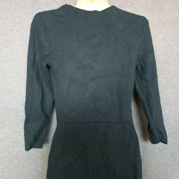 Ann Taylor Bodycon Green Sweater Dress Womens Size XS - Picture 6 of 13